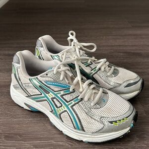Asics Gel Running Shoes - Gray and Teal